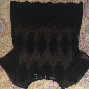 Black lace top